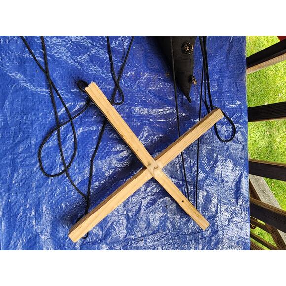 Vintage Puppet Wizard Marionette Merlin Large 3’ Sorcerer Magician Spencers 36" - Picture 3 of 5